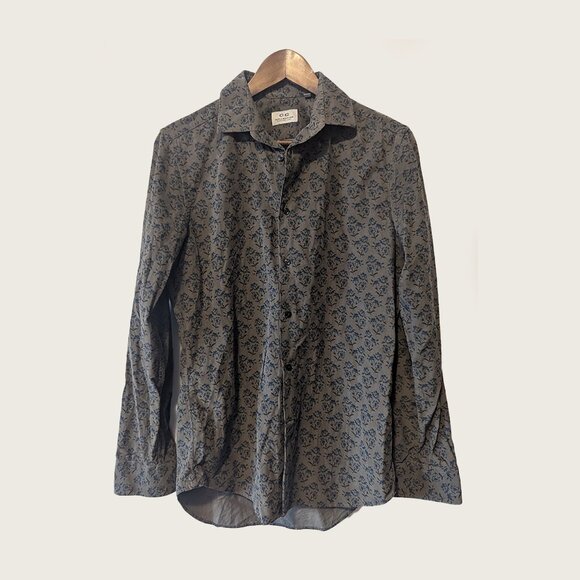 CORNELIANI CC - Corduroy patterned shirt - Sz 15 / 38 - Picture 1 of 8